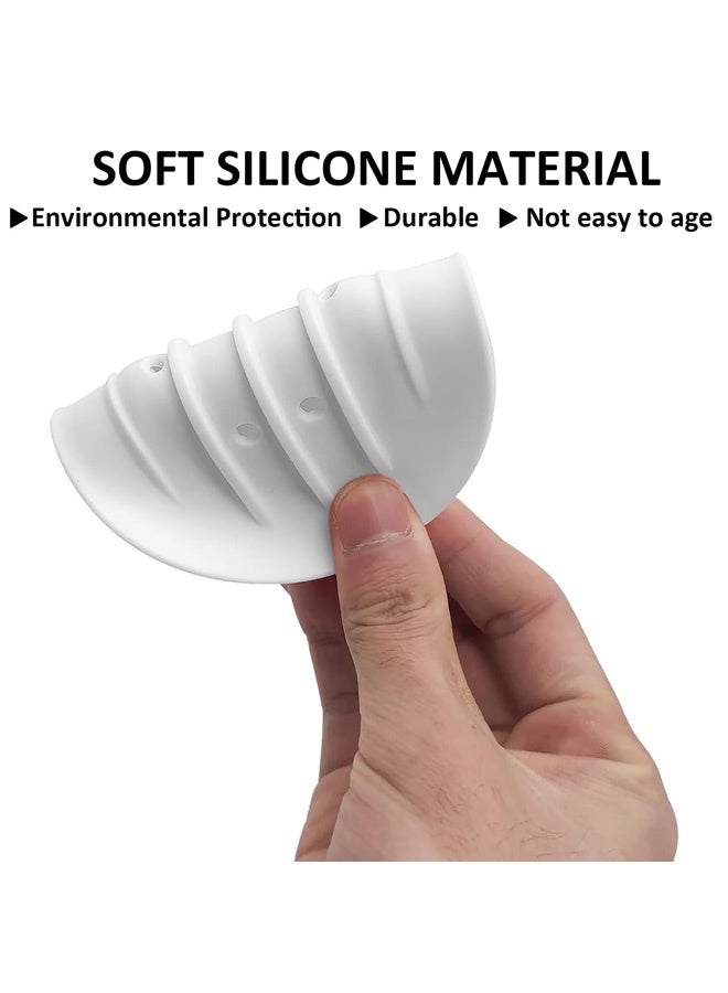 2 Pack Silicone Soap Dish Holder, Flexible Soap Box Self Draining, Anti-Slip Soap Tray for Shower, Bathroom Kitchen Countertop or Shelf, Easy to Clean - Image 4